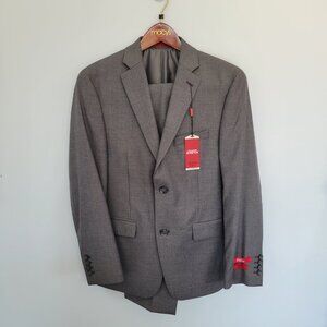 Alfani Slim Fit Performance Stretch 36S Medium Grey Men's Suit Pants 30Wx30L
